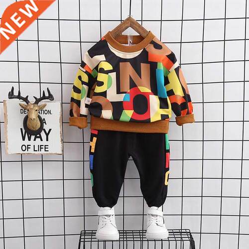Children Autumn Suit Long Sleeved Fashion Clothes 1-4 Years