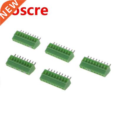 10 Pcs 2Pin-10Pin Screw PCB Mounted Terminal Blocks Connecto