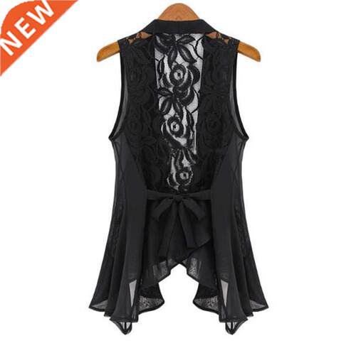 2021 big yards chiffon vest In the long section Chiffon Lace