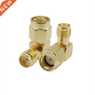 2Pcs Right Angle SMA Female to RP SMA Male RF Coaxial Connec