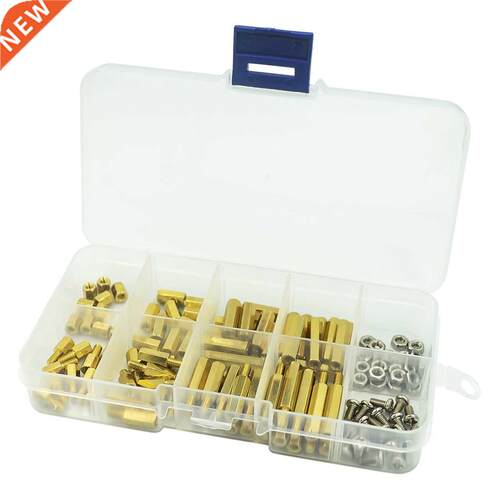 120pcs M Male Female Brass Hex Column Standoff Support Spac