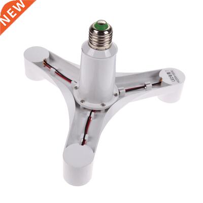 1 To 4 E27 Doulle E27 Socket Base LED Spltter Plug Halogen