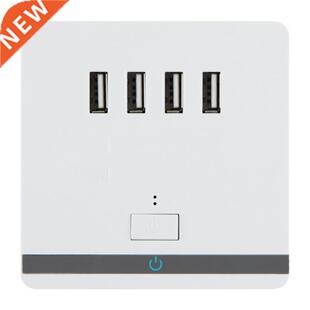 USB Port Wall Charger Outlet AC Power Receptacle Socket Plat