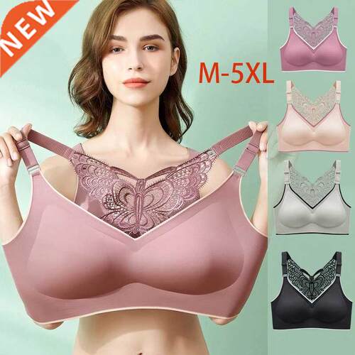 Plus Size Bras For Women 3XL 4XL 5XL Large Size Bralette Sea
