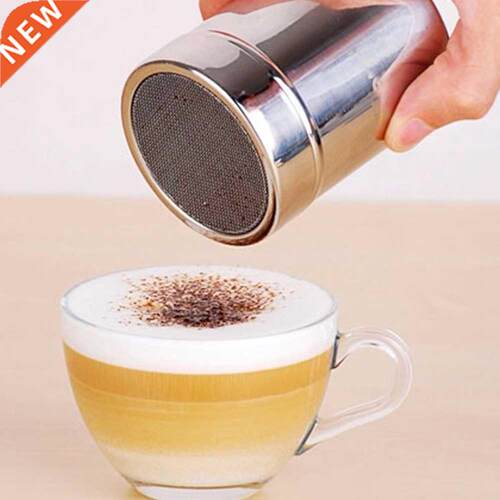 Classic Chocolate Sugar Shaker Cocoa Flour Coffee Sifter Dus