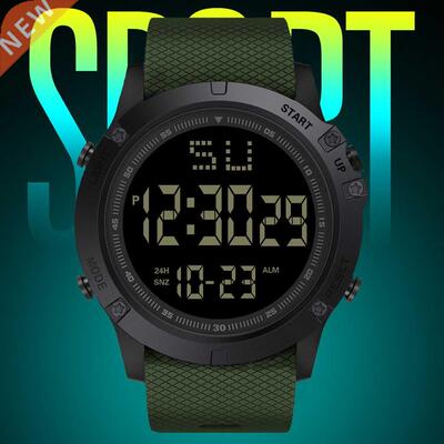 Fashion Men Led Digital Date Military Sport Watch Rubber Qua