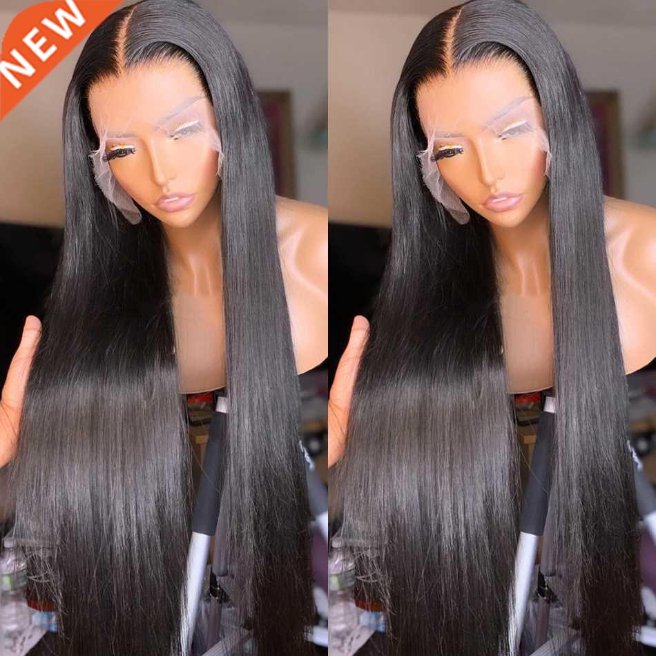 Transparent 1x6 Lace Front Human Hair Wigs Brazilian Straig