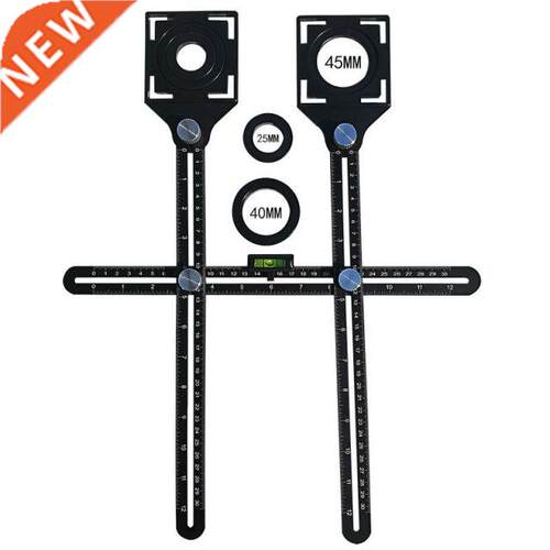 Double Head Folding Ruler Tile Hole Locator Universal Adjust