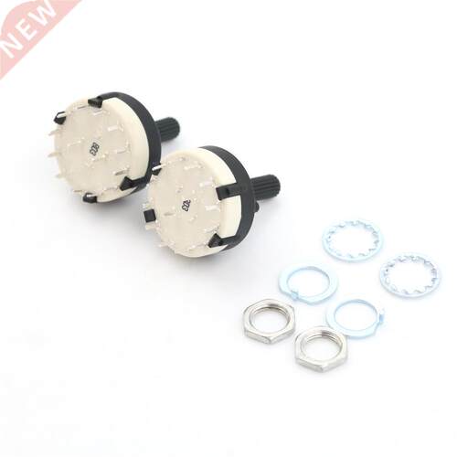 2pcs 6 Selectable Band Rotary Channel Selector RS26 2 Pole P