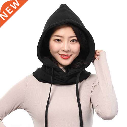 Winter Cotton Hat Women Warm Thick Ear Neck Protection Hat F