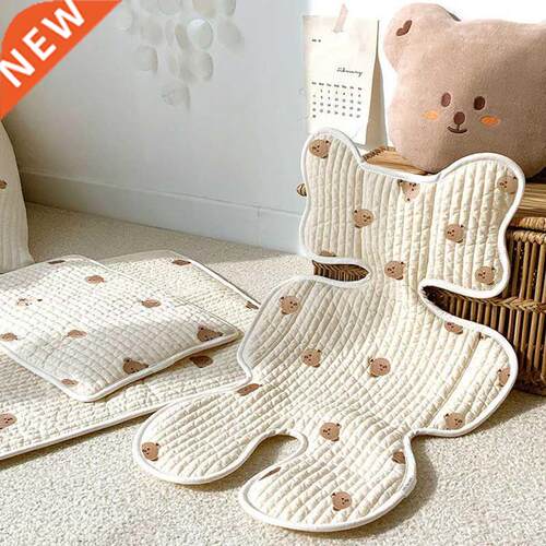 Baby Stroller Liner Car Seat Cushion Cotton Matress Embroide