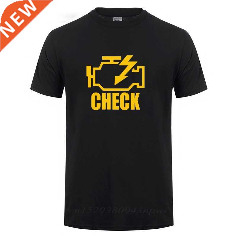 Mechanic Auto Repair Check Engine Light T-Shirt Funny Birthd