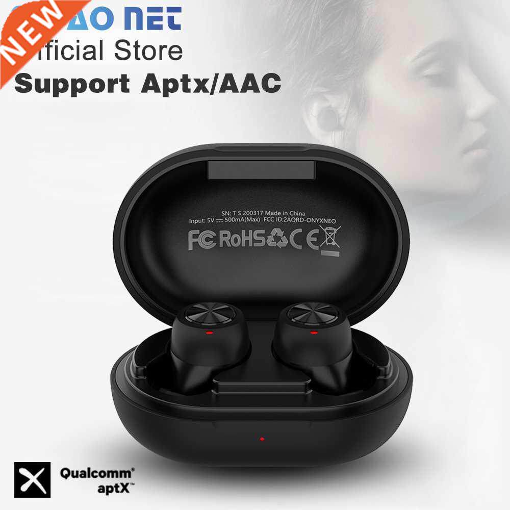 tws wireless earphones qualcomm aptx cva8.0 noise reduction