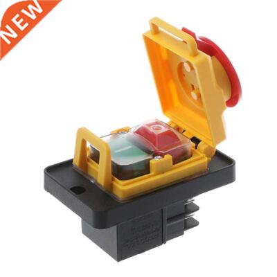 KJD12 250V 4Pin Start Stop No Volt Release Pushbutton Switch