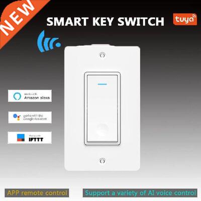 Zigbee Smart Life Push Button Light Switch Single Living
