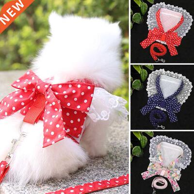 Fashion Cute Lace Bow Chest Harness Dog Chest Harness and