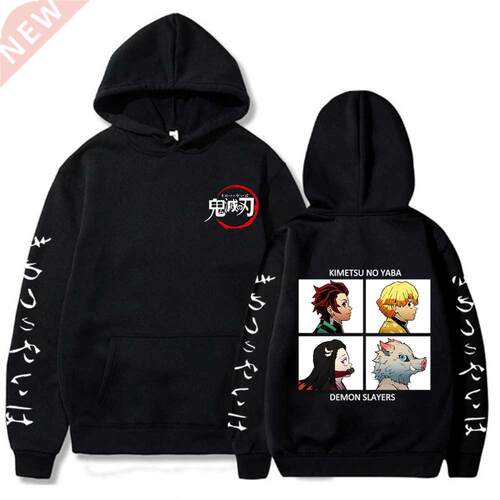 Demon Slayer Hoodie Kimetsu No Yaiba Print Sweatshirts Anime