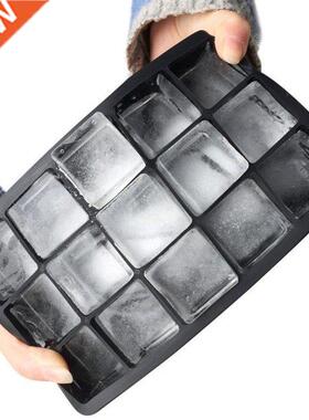 15-grid Ice Cube Mold Home Bar Pub Wine Ice Blocks Maker Sil