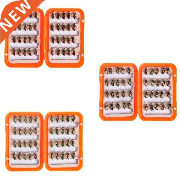 T4MF 40x Fly Fishing Flies Kit Fly Fishing Lures with Fly