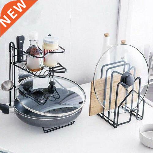 Board Cutlery Storage Shelves Rack Household Pot Cover