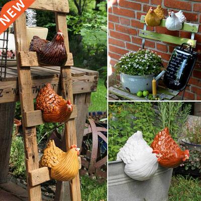 Clamping Ladder Hen Resin Crafts Animal Ornaments Chicken