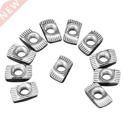 100 pcs M5 Hammer Nut Carbon Steel Aluminum Connector T Fast