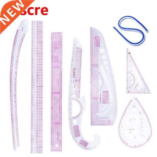 8PCS Cutting Ruler  Clothing Sample Grading Sewing Tailo