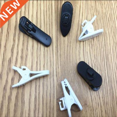 500Pcs/lot Cable Cord Clip Clamp Collar Lapel Shirt Holder F