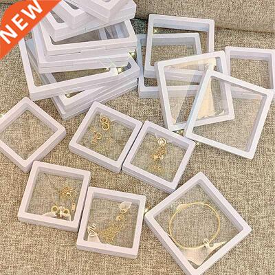 10PCS Set 3D Floating Display Case Stands Holder Suspension