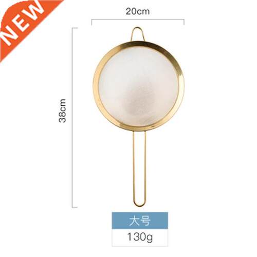 Stainless Steel Fine Mesh Oil Strainer Golden Flour Sifter S