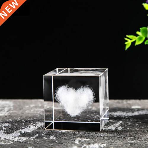 Practical Cube Prism Decor Decorative Chming Cube Decor