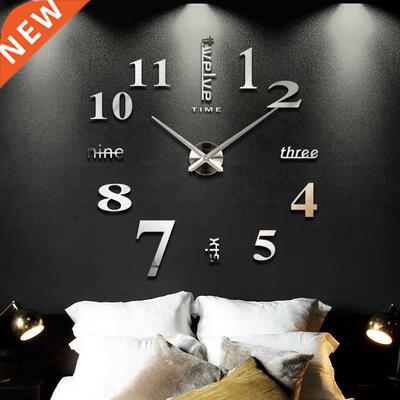 Large Wall Clock Quartz D  Big Watch Decorative Kitchen