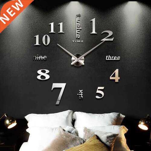 Large Wall Clock Quartz D  Big Watch Decorative Kitchen