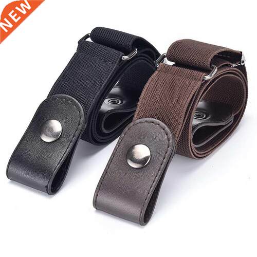 Punk Style Elastic Buckle-free Invisible Belt for Jeans Dres