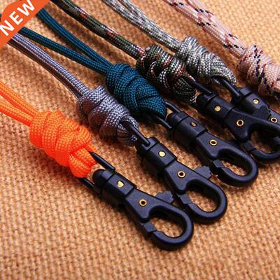 1PC 19 Styles Paracord Keychain Military Braided Nylon Lanya