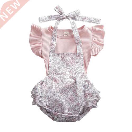 New 2PCS Baby Girl Outfits Clothes Tops Shirt+Tutu Shorts Pa