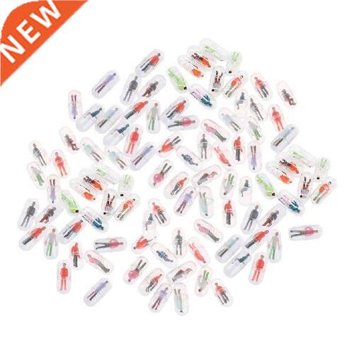 100pcs/set Mini Decor Transparent Capsule Shell Plastic