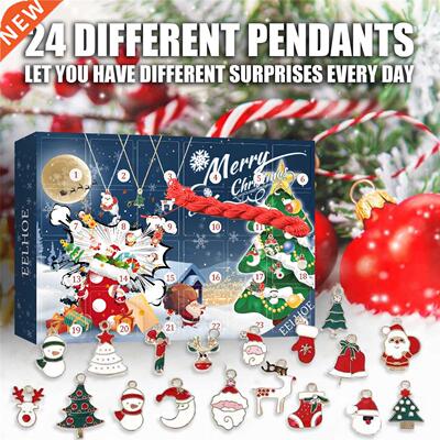 24pcs Christmas Themed Pendant Christmas Pendant Blind Box