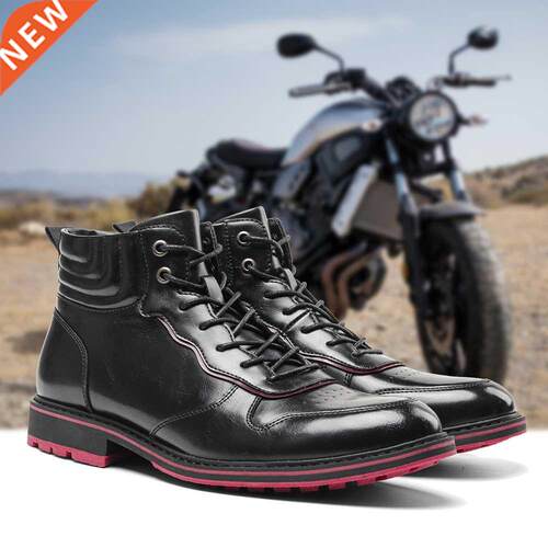 Leather Boots Red Bottom 2022 Spring Fashion Comfortable Ank