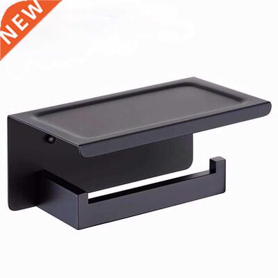 Toilet Paper Holder with Shelf, Stainless Steel Paper Roll H