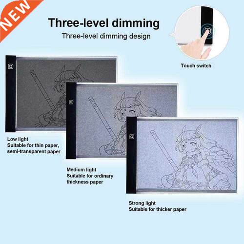 A5 LED Light Box Tracer Artcraft Copy Board Graphic Tablet D