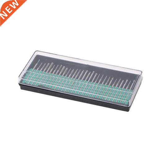 30pcs Burs Diamond Rotary Burr Bits Grinding Head Set For Dr