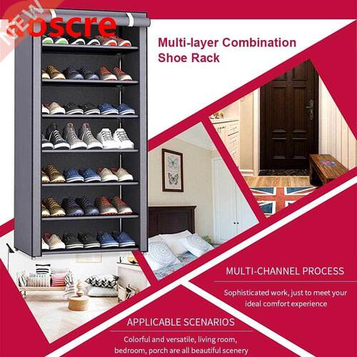 Multilayer Shoe Rack Detachable Dustproof Nonwoven Fabric Sh