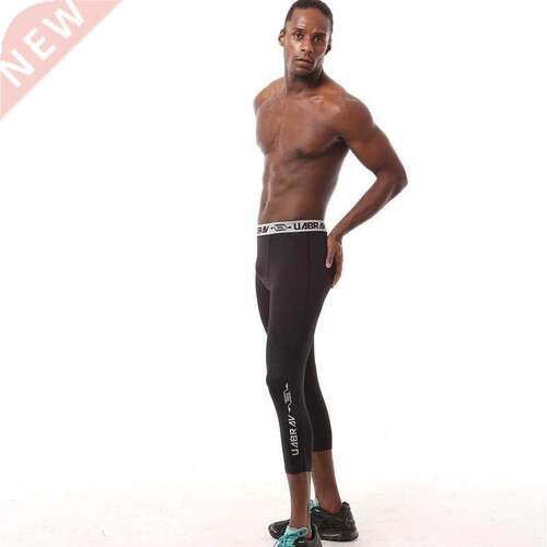 Y962 Men Compression 3/4 Pants Sports Joggers Running Athlet