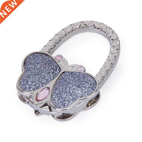 Butterfly Folding Hanger Holder Hook Handbag Bag Rhinestone