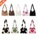 Bags For Plush Leopard Shoulder Soft Print 2021 Retro Women