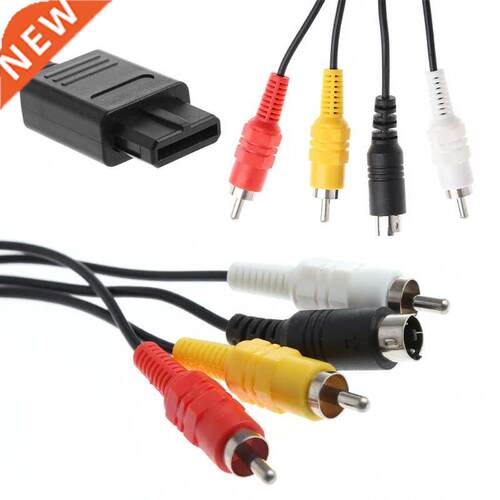 1.8M 6FT AV TV S-Video Super For Nintendo For Gamecube 64 Fo