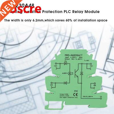 Solid State Relay MRD-060D10A Ultra-Thin 6.2mm DC Solid Stat