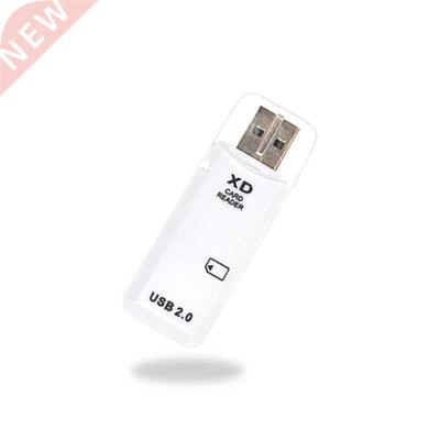 USB2.0 High-speed Card Reader, Portable Ivory White XD Singl