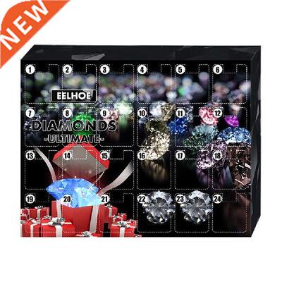 Christmas Advent Calendar 24 Days Count Down Crystal